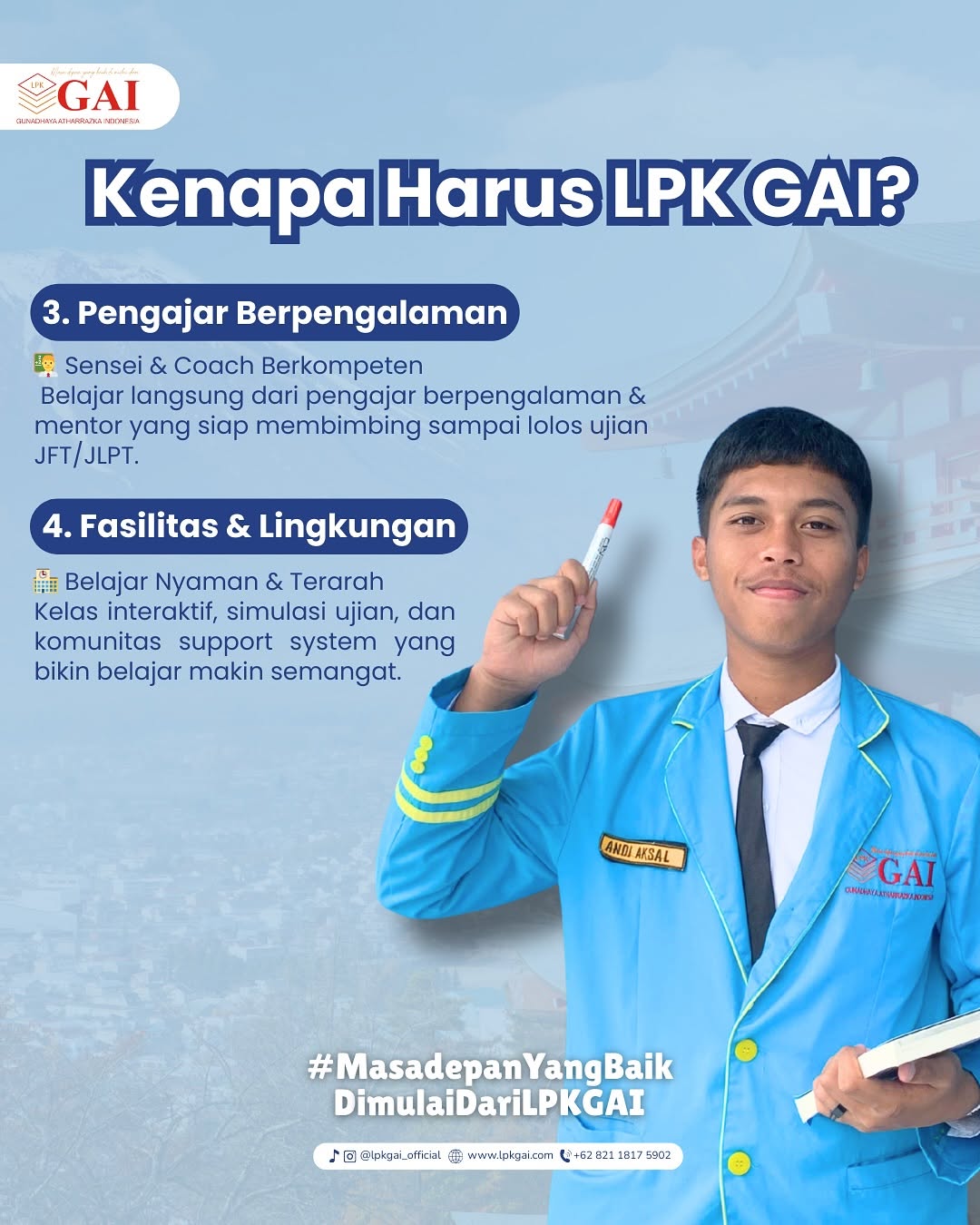 Pemandangan kota Jepang